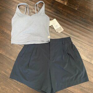 Bundle NWT Halo Performance Crop top and EUC Villa Trouser short $95.
